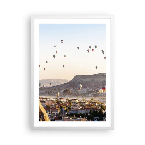Poszter fekete keretben - Mint a hajók az égen - 50x70 cm