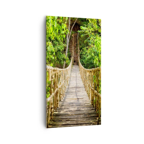 Vászonkép - Zöldben ragadva - 55x100 cm