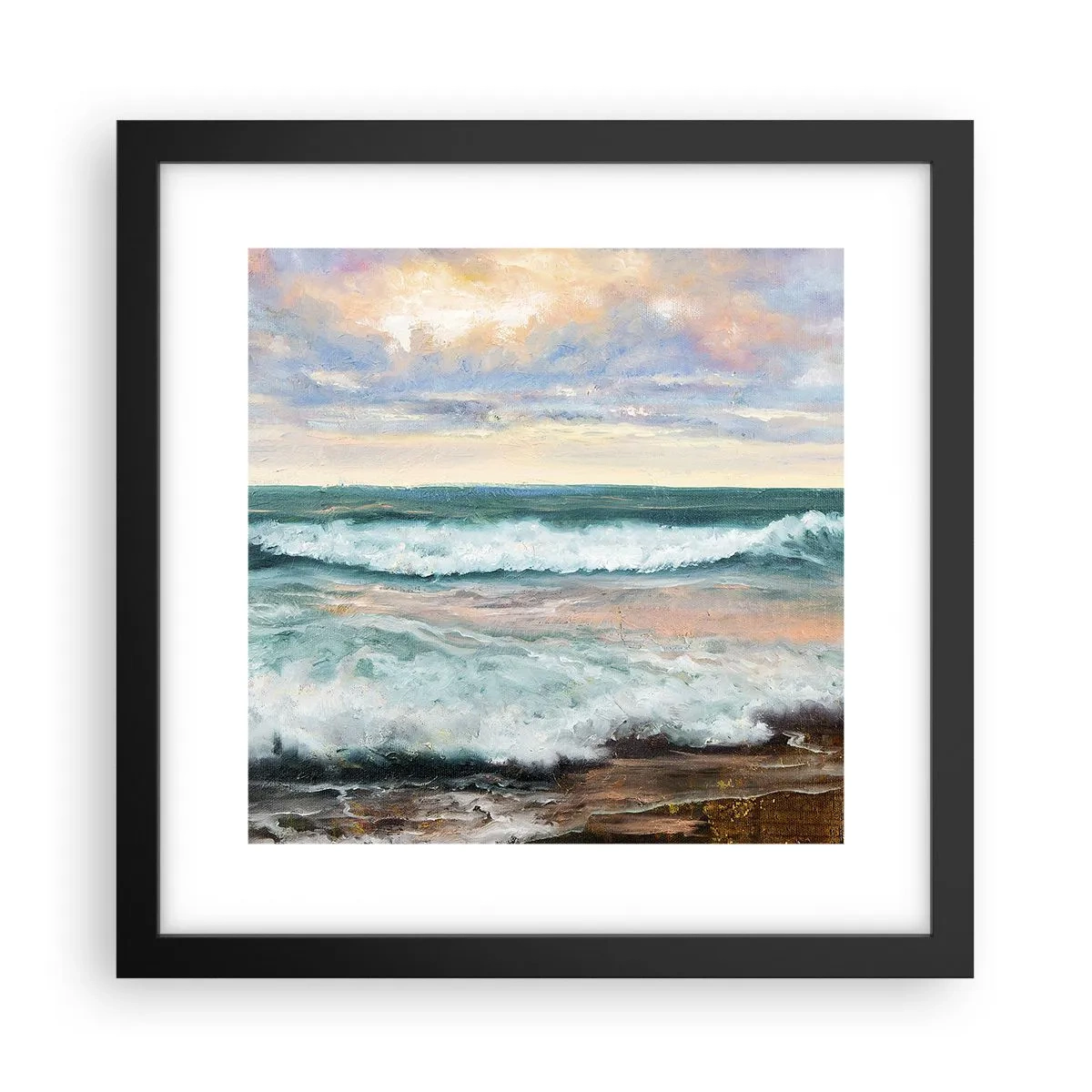 Poszter fehér keretben - Itt kisimítod a lelked - 30x30 cm