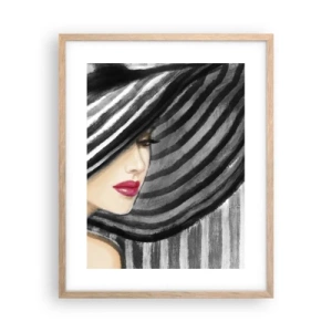 Poszter világos tölgy keretben - Hol keressünk? - 40x50 cm