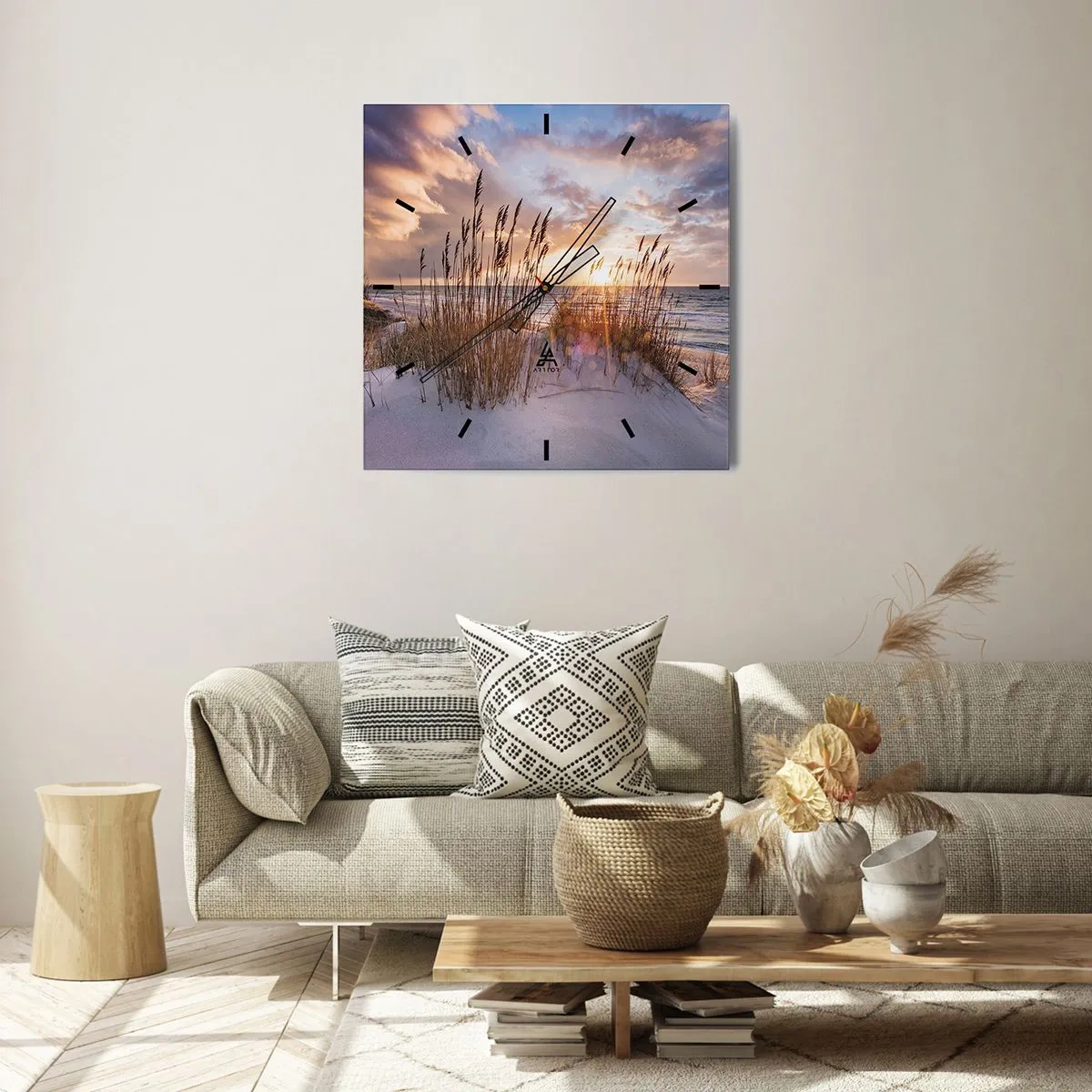 Falióra, Óra - Búcsú a naptól és a széltől - 30x30 cm