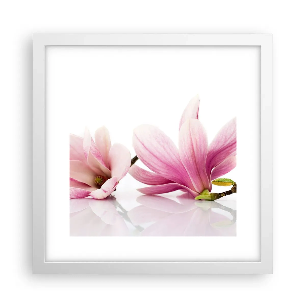 Poszter fekete keretben - Gyengéd, mint a tavaszi szellő - 30x30 cm