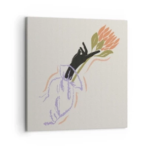 Vászonkép - Egy testvéri érintés - 60x60 cm