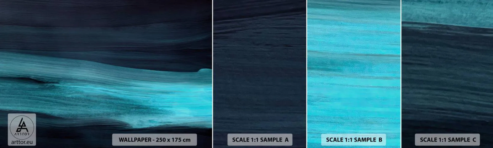 Fotótapéta Minta Standard Eco - Ússz az árral - Sötét, Darab, Absztrakció - 100x30 cm