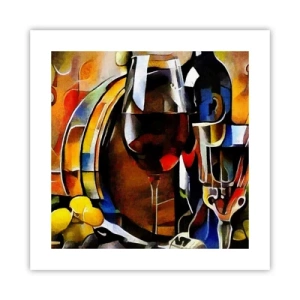 Poszter - A világ is színeket ölt - 40x40 cm
