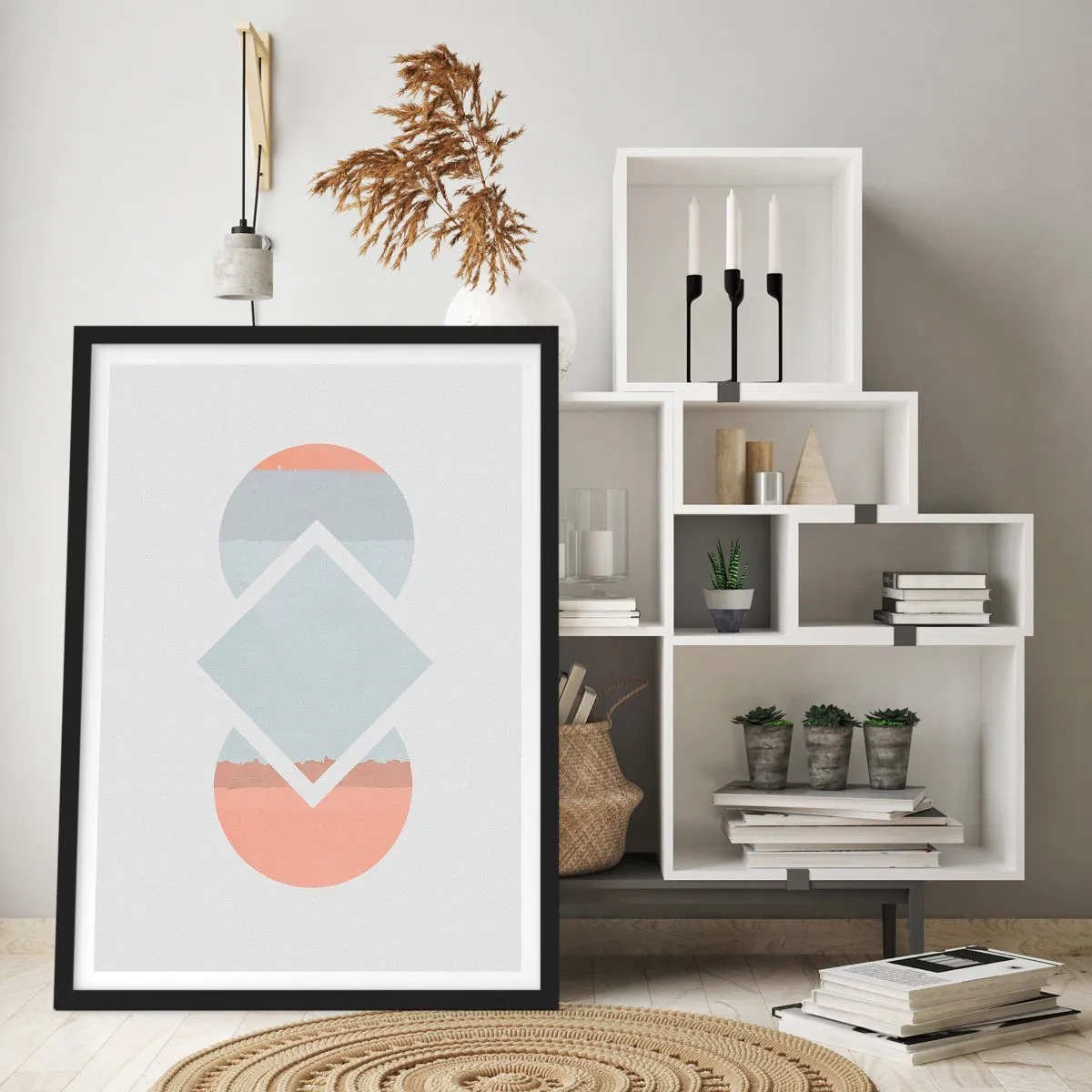 Poszter fehér keretben - A helyzet egyértelmű - 61x91 cm