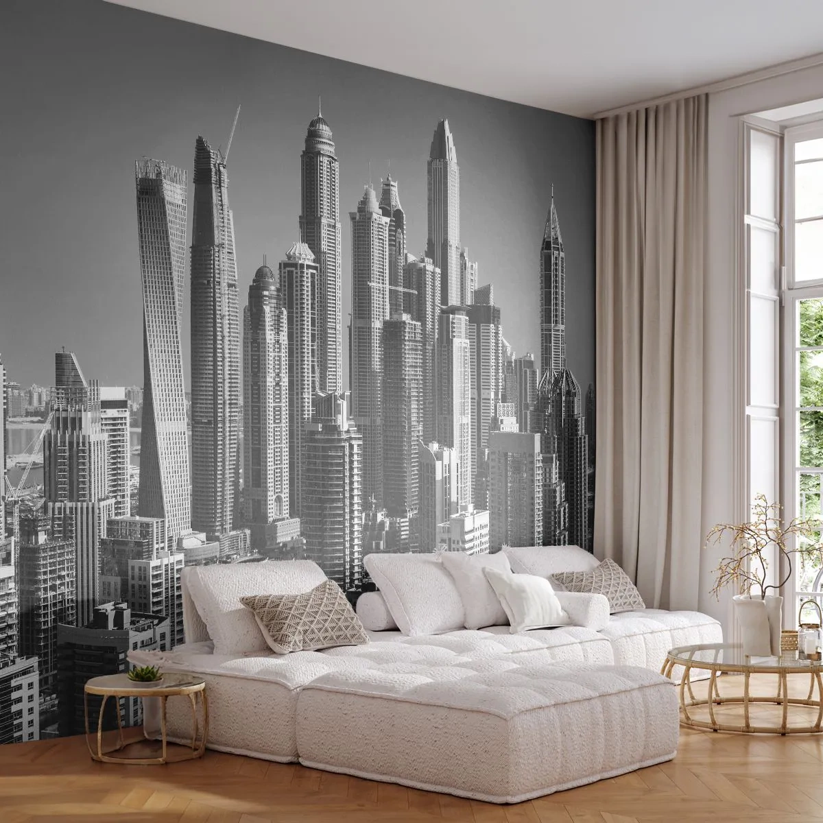 Fotótapéta Premium Canvas - Város a sivatagban - Építészet, Város, Dubai - 250x175 cm
