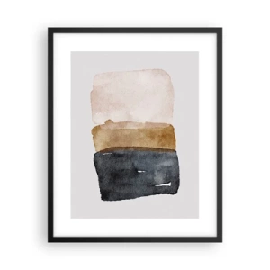 Poszter fehér keretben - A föld színeinek kompozíciója - 40x50 cm
