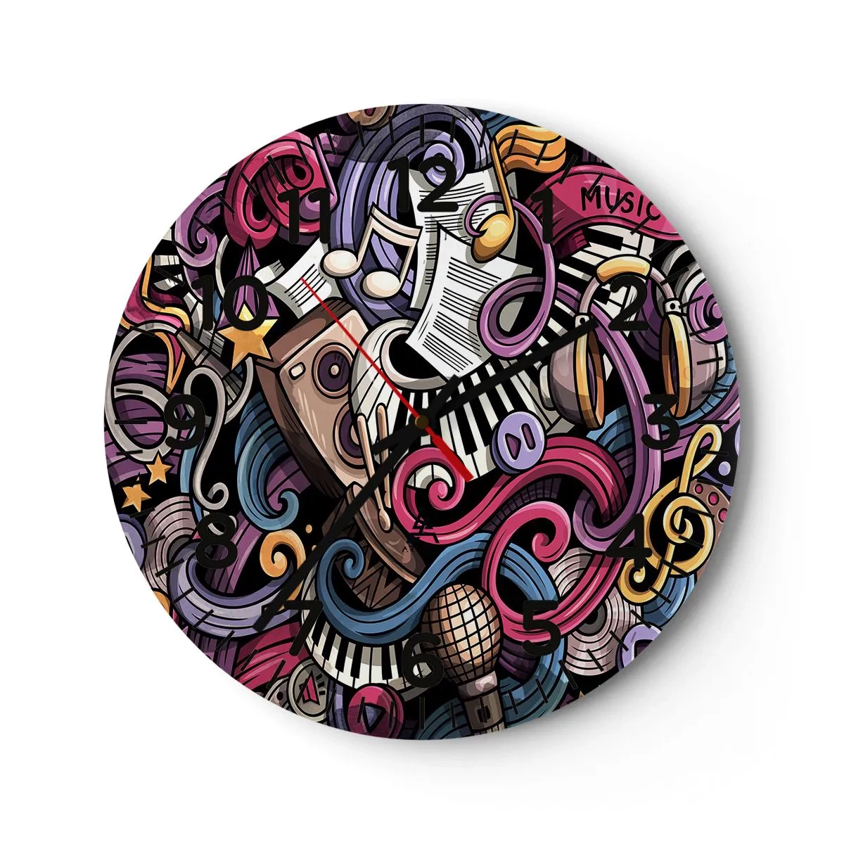 Falióra, Óra - Bonyolult dallam - 40x40 cm