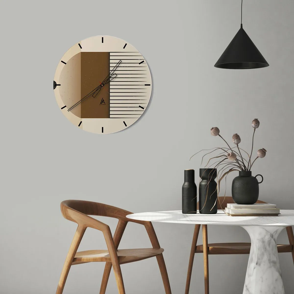 Falióra, Óra - Különféle államok - 40x40 cm