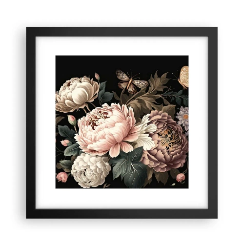 Poszter fehér keretben - Barokk stílusban - 30x30 cm