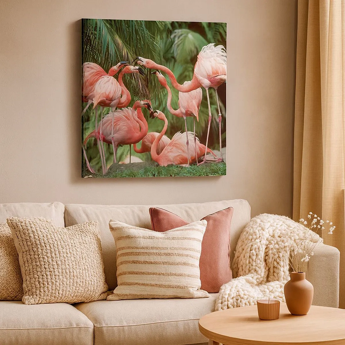 Vászonkép - Délutáni pletyka - 30x30 cm