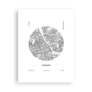 Poszter - Varsó anatómiája - 30x40 cm