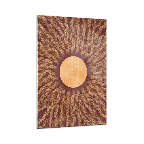 Üveg kép - A nap ikonja - 80x120 cm