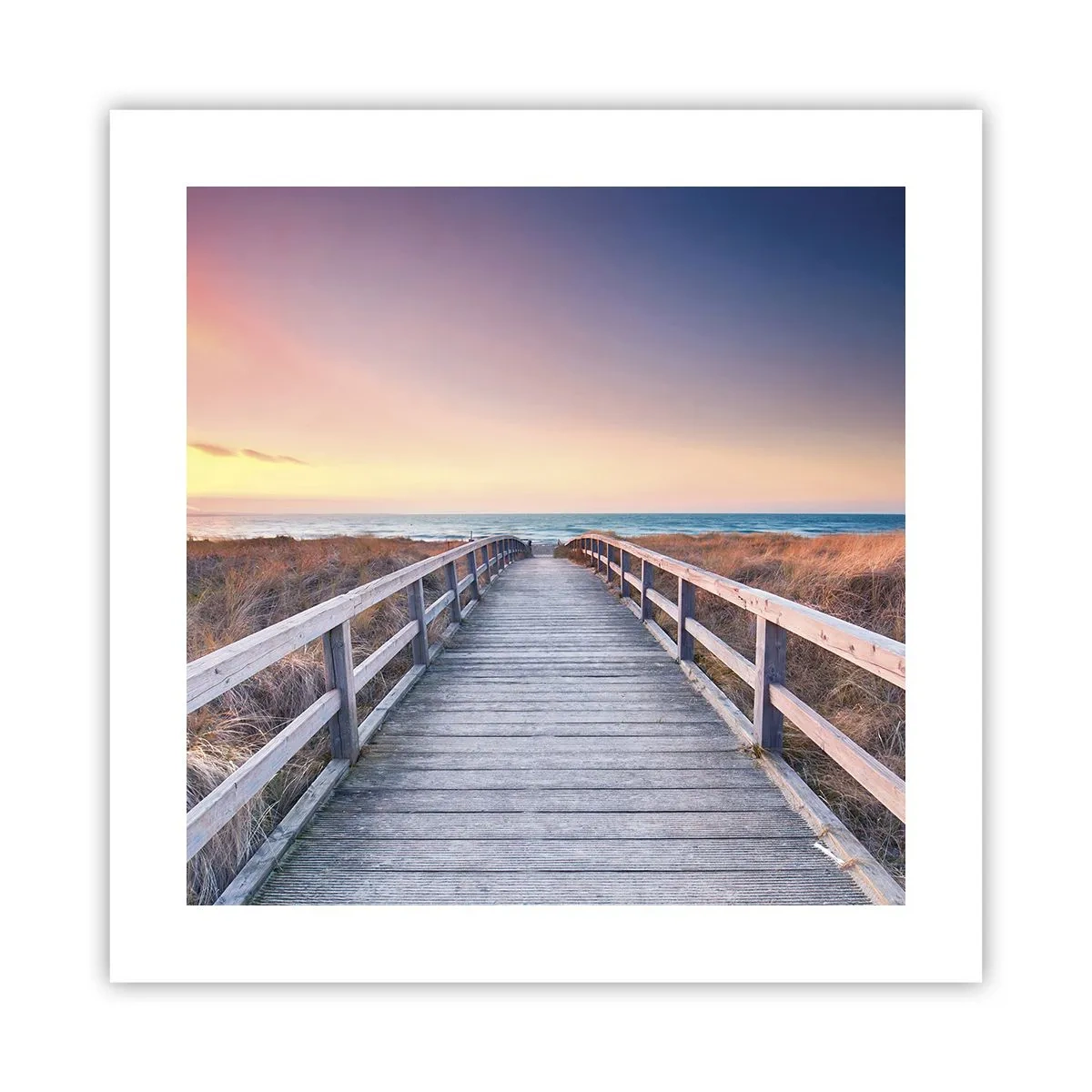 Poszter - Balti esti aurora - 40x40 cm