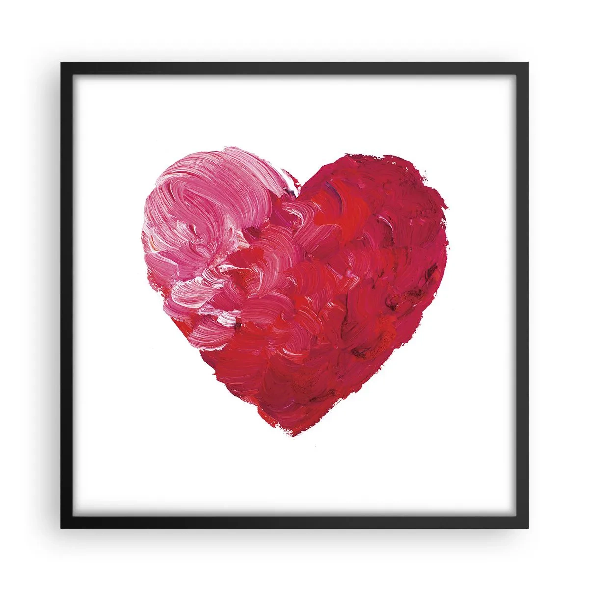 Poszter fehér keretben - All you need is love - 50x50 cm