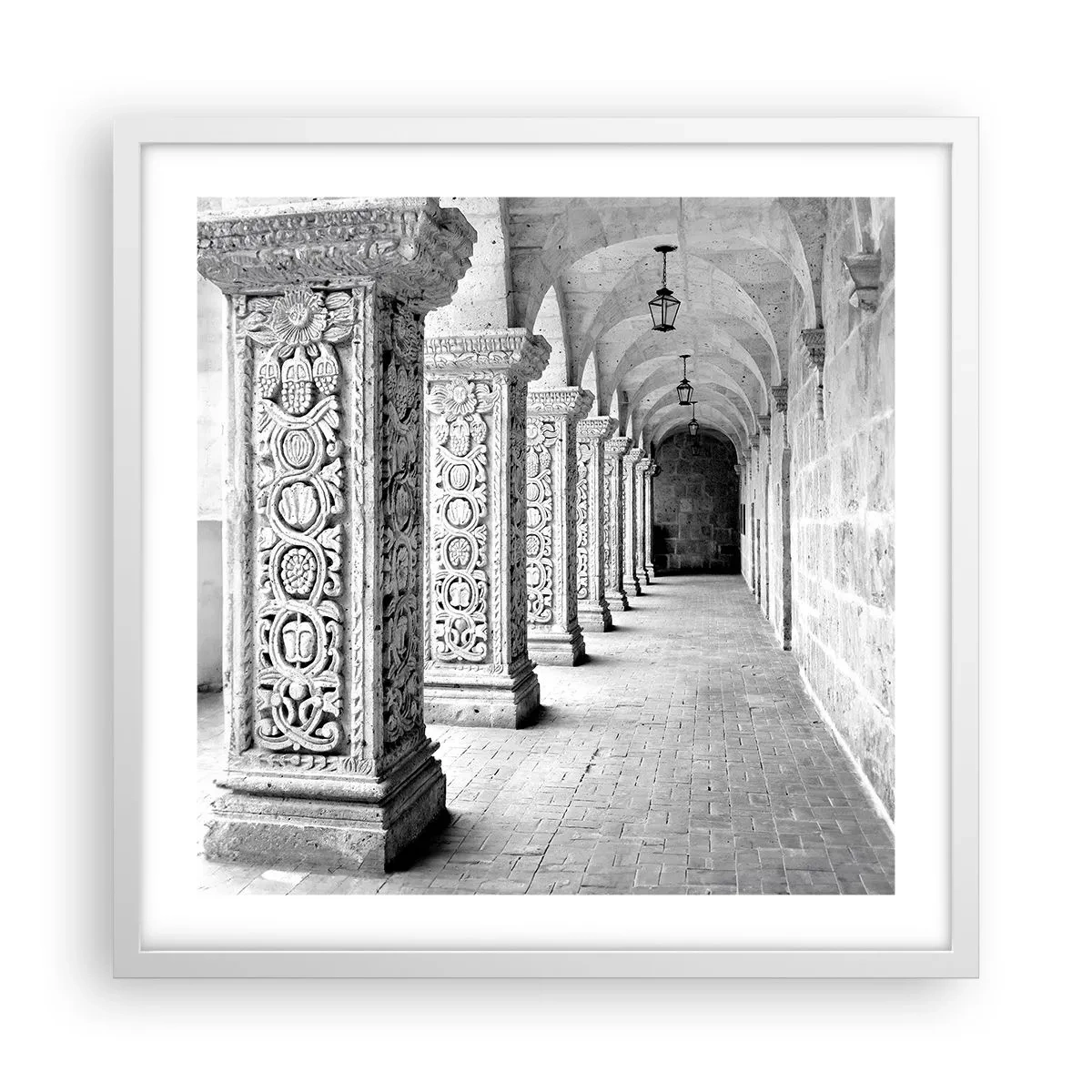 Poszter fekete keretben - És hová megy...? - 50x50 cm