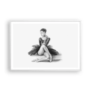 Poszter fekete keretben - A tánccal elvarázsolva - 100x70 cm