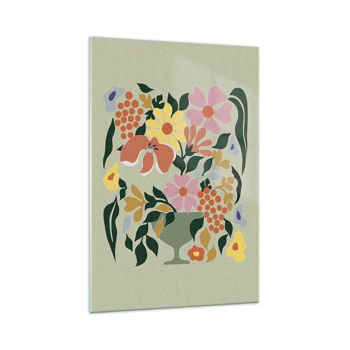 Üveg kép - Egy csokor, mely csordultig van élettel - 70x100 cm