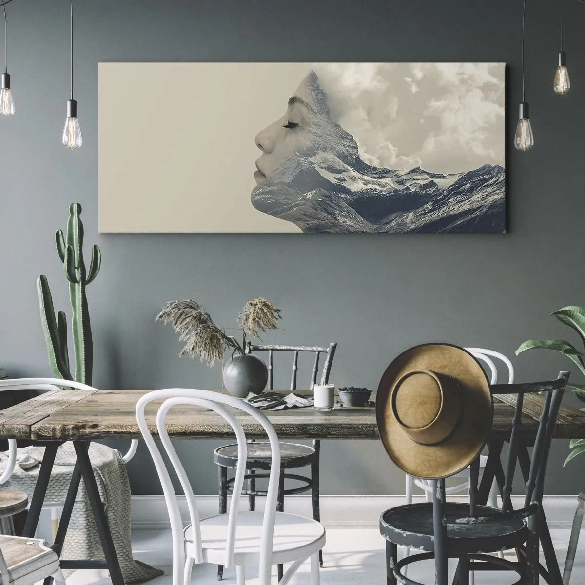 Vászonkép - Az elemek szépsége - 160x50 cm