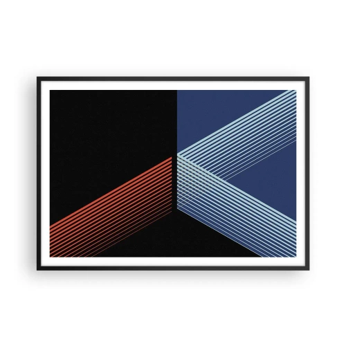 Poszter fehér keretben - Egyszerű történet - 100x70 cm