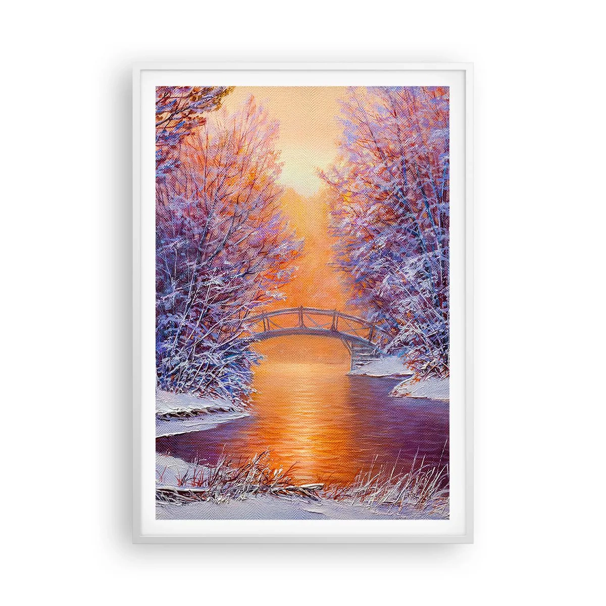 Poszter fekete keretben - Találkozzunk itt - 70x100 cm