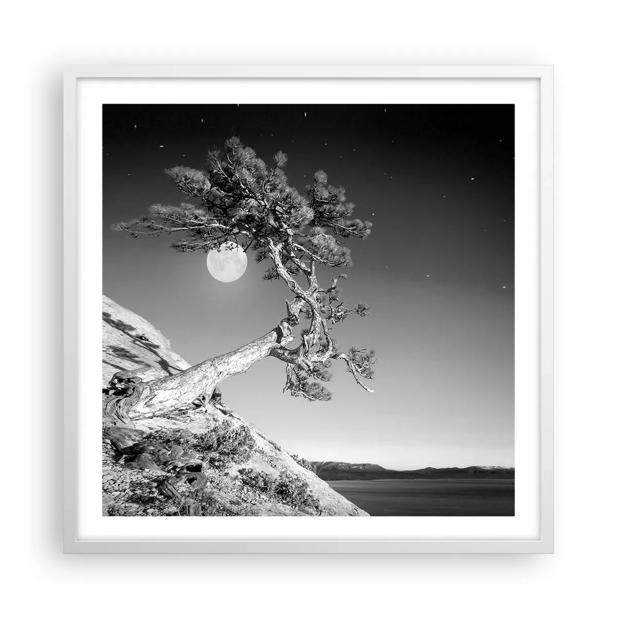 Poszter fekete keretben - Győztes harcos - 60x60 cm