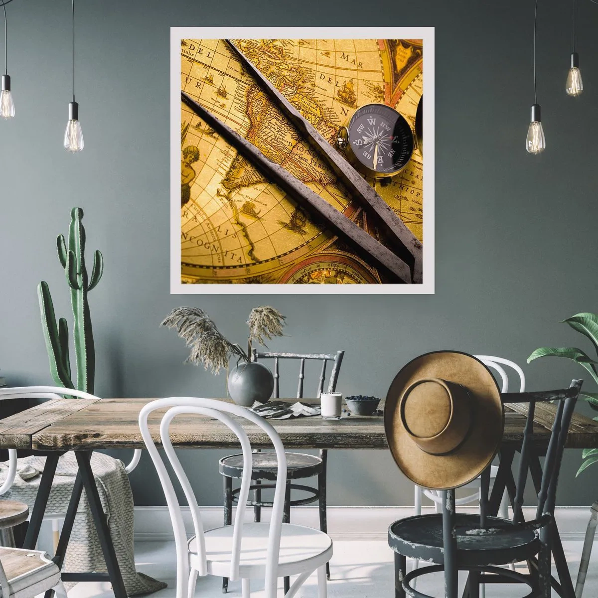 Poszter - Hol vannak ezek a kincsek? - 30x30 cm