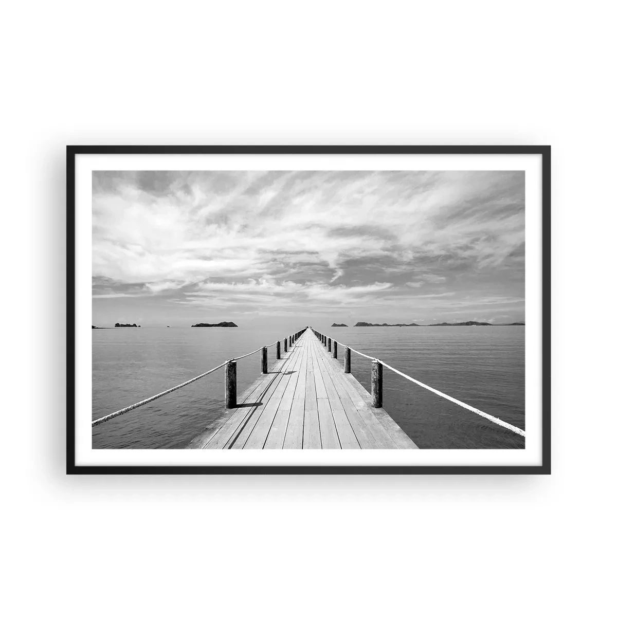 Poszter fehér keretben - Talán egy kirándulás... - 91x61 cm
