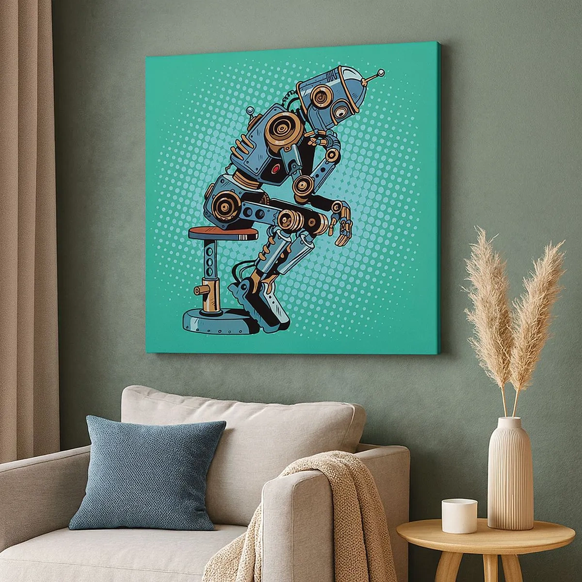 Vászonkép - A lét lényege fölött - 30x30 cm