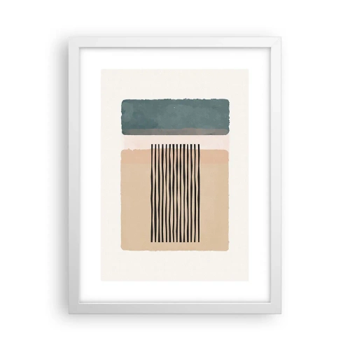 Poszter fekete keretben - Minden rendben - 30x40 cm