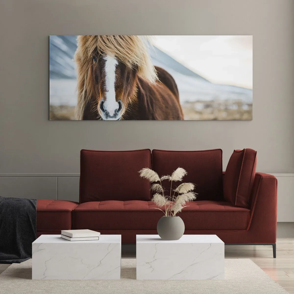 Üveg kép - Érzed a szabadságot? - 100x40 cm