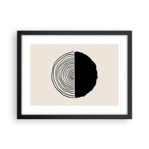 Poszter fehér keretben - Fele fele - 40x30 cm