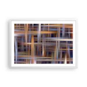 Poszter fekete keretben - Fényből szőtt - 70x50 cm