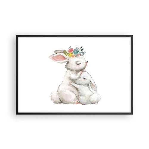 Poszter fehér keretben - Nincs olyan, mint anyánál - 91x61 cm