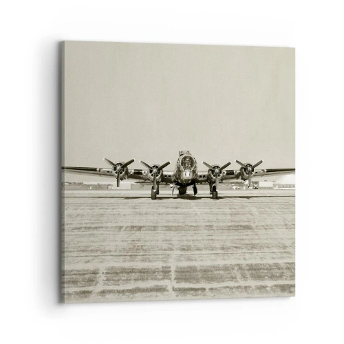 Vászonkép - Mint mindig készen - 70x70 cm