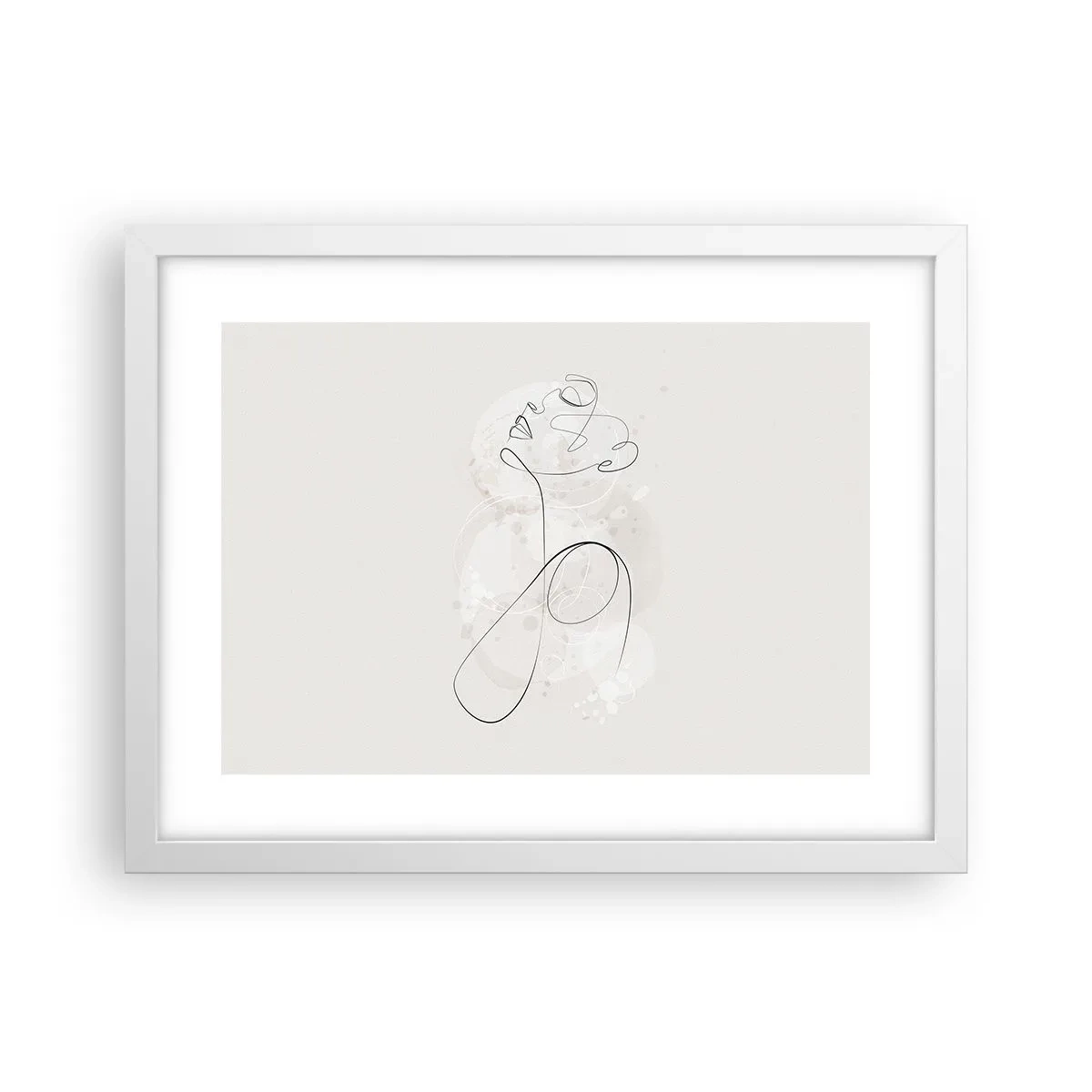 Poszter fekete keretben - A szépség spirálja - 40x30 cm