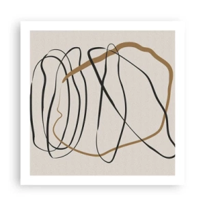 Poszter - Kompozíció - birtokló tánc - 60x60 cm