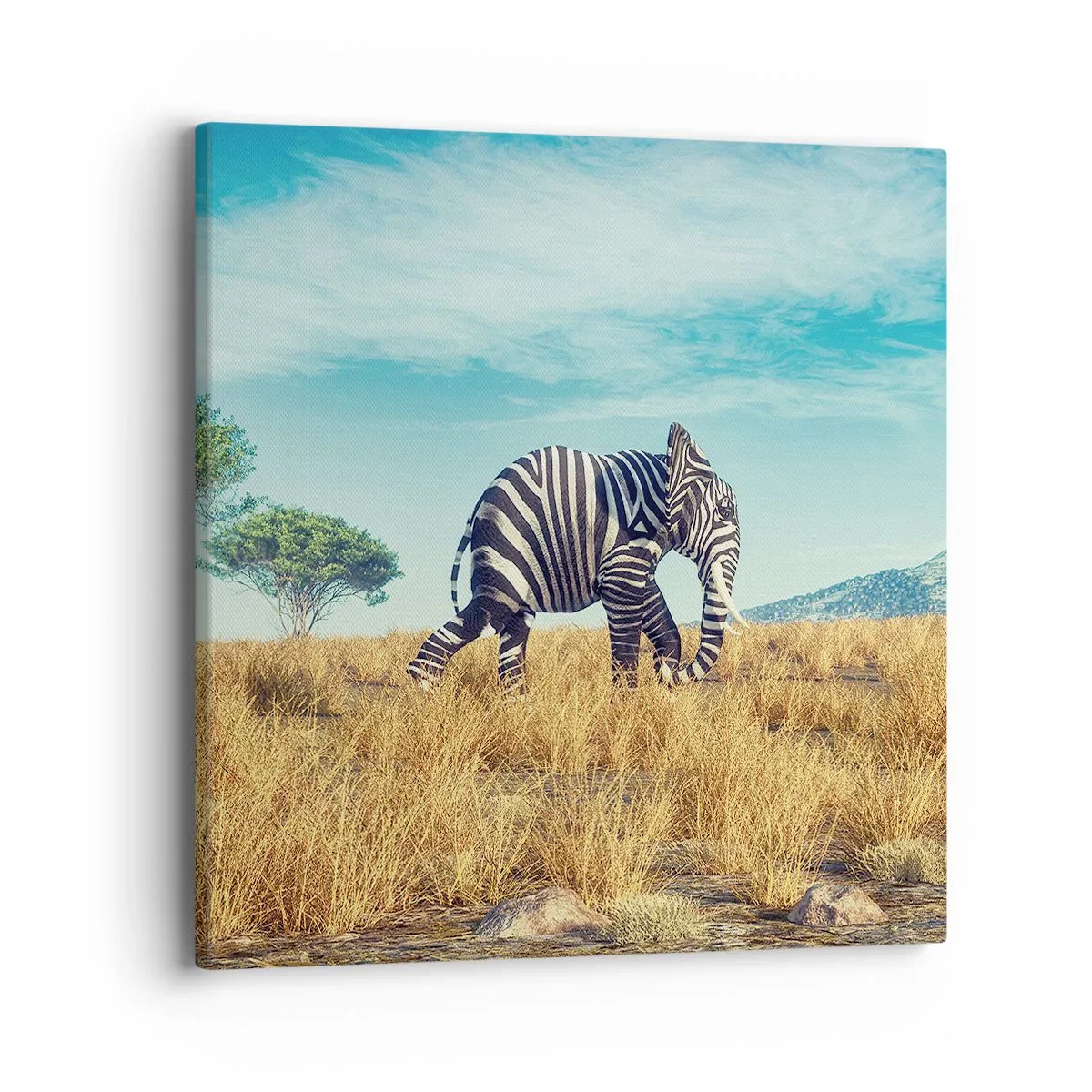 Vászonkép - A szürke már nem menő - 40x40 cm