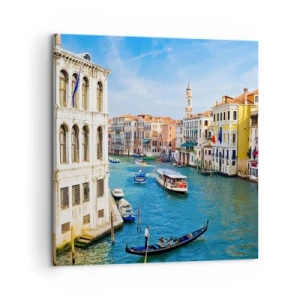 Vászonkép - Az egyetlen forgalom a világon - 50x50 cm