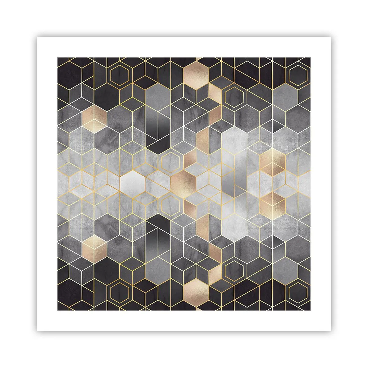 Poszter - Gyémánt kompozíció - 50x50 cm