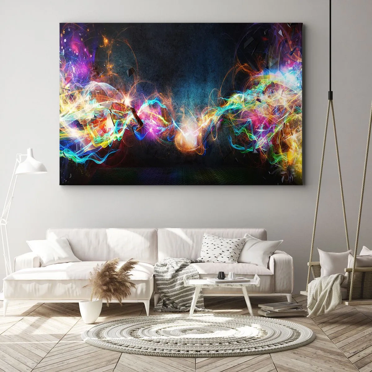 Vászonkép - Vígan a sötét ellen - 120x80 cm