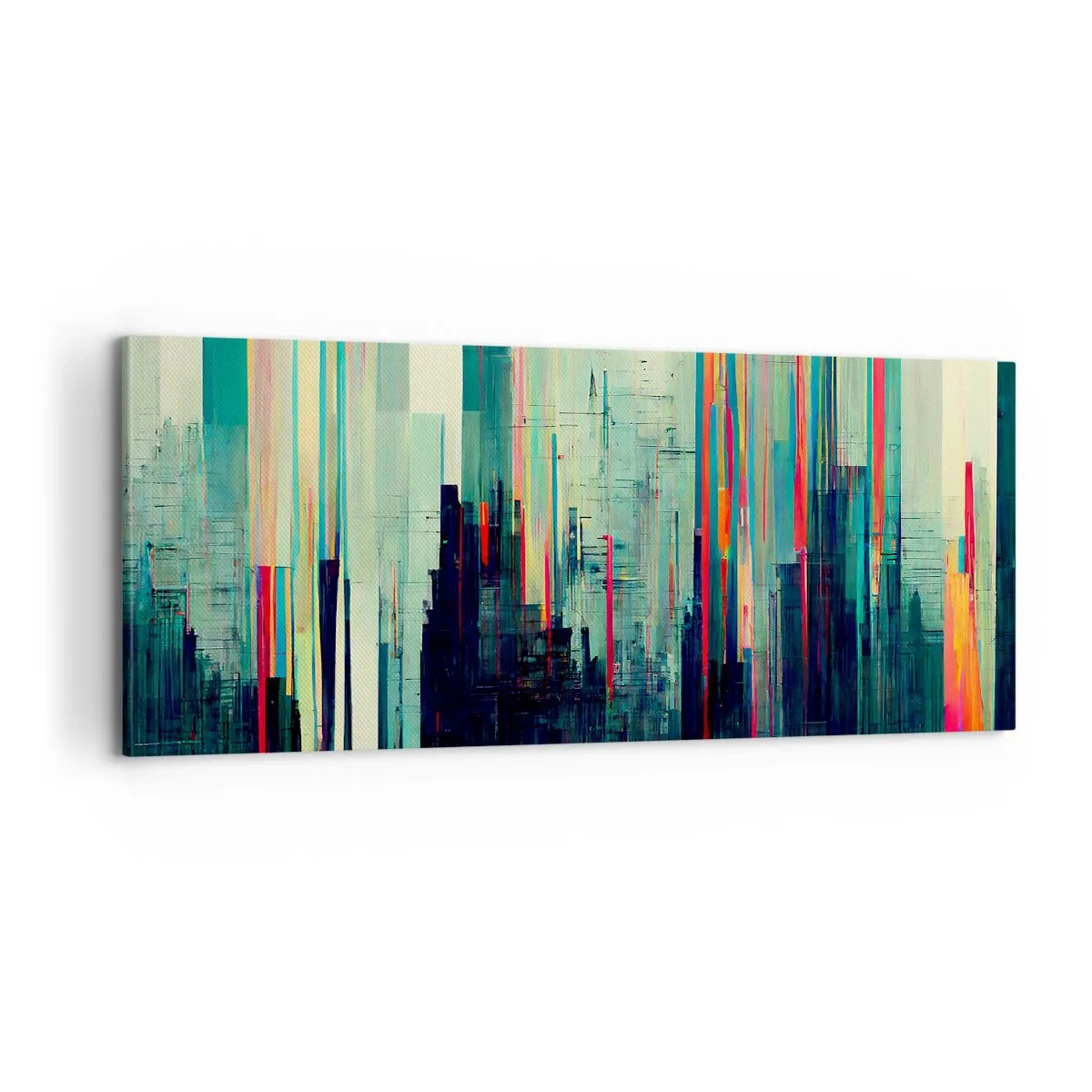 Vászonkép - Futurisztikus város - 100x40 cm