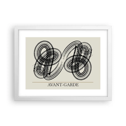 Poszter fekete keretben - Spontán jött ki - 40x30 cm