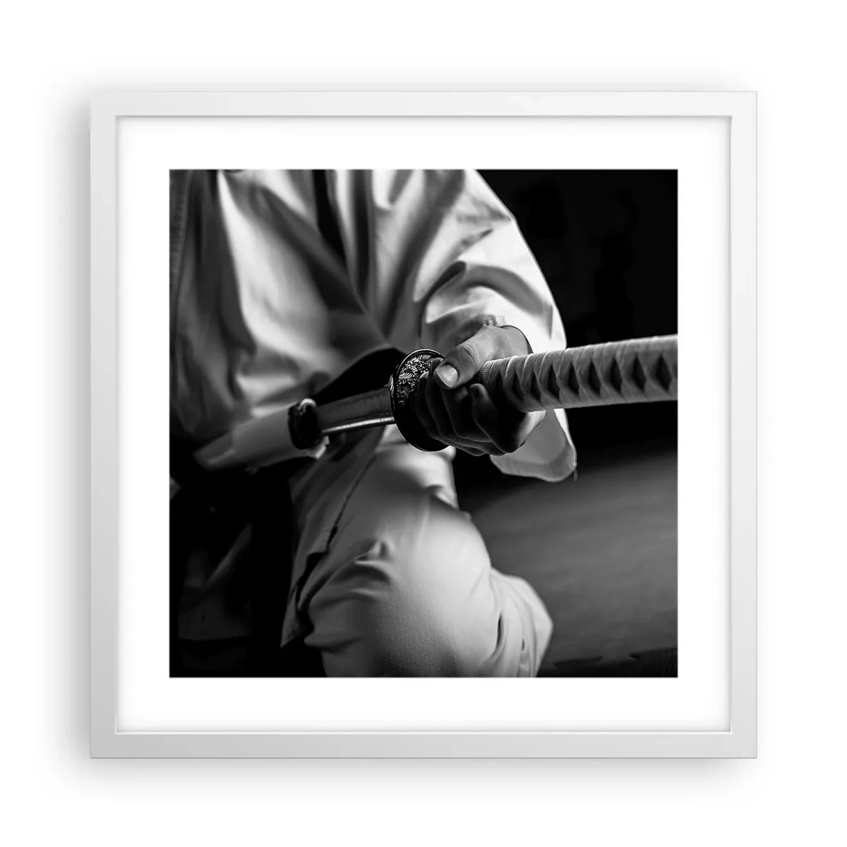 Poszter fekete keretben - Harcos lelke - 40x40 cm