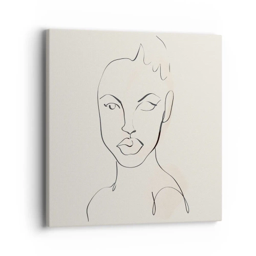 Vászonkép - Az érzékiség körvonala - 40x40 cm
