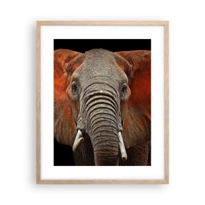 Poszter világos tölgy keretben - Én vad vagyok, és te? - 40x50 cm