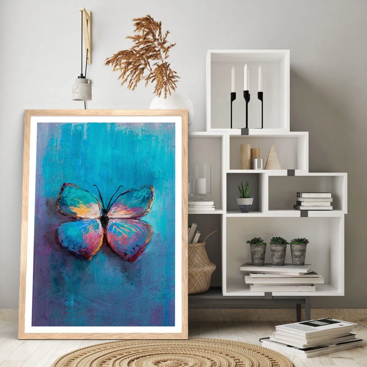 Poszter világos tölgy keretben - Teljes pompájában - 70x100 cm