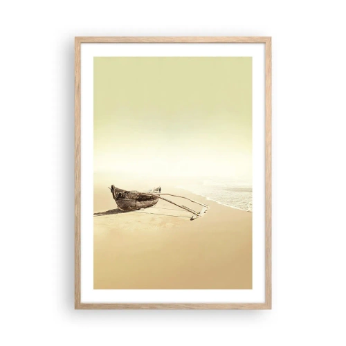 Poszter világos tölgy keretben - A déli tengerek megemlékezése - 50x70 cm