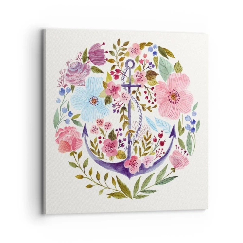 Vászonkép - Egy tengerész jó éjszakai alvása - 70x70 cm